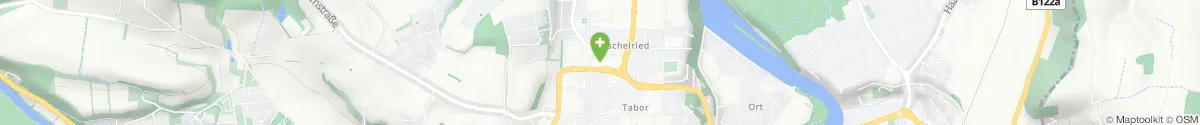 Kartendarstellung des Standorts für Tabor-Apotheke in 4400 Steyr